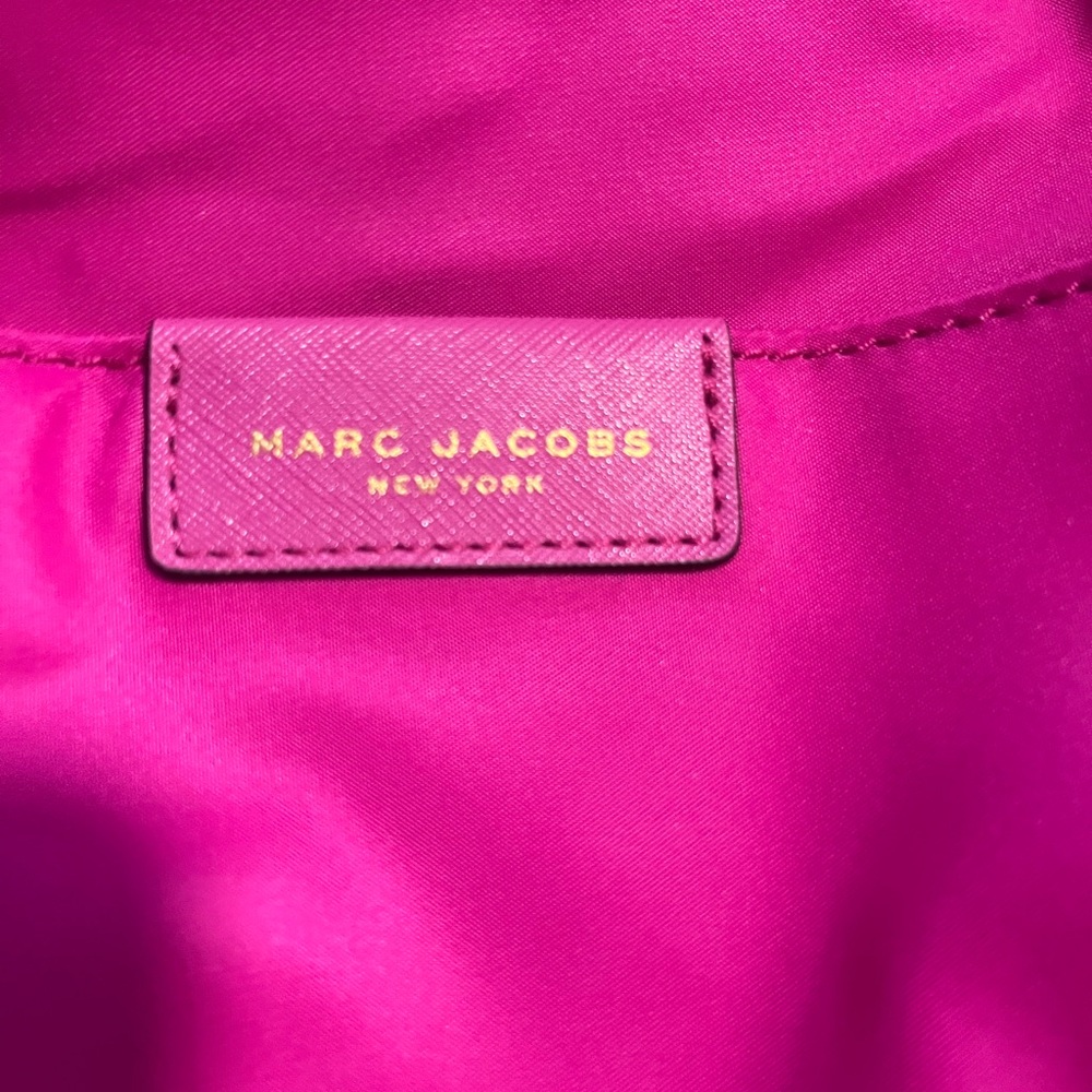 Marc Jacobs Nylon Drawstring Backpack Pink Fuchsi… - image 5